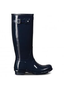 Gummistiefel Hunter Boots Original Tall Gloss Damen (Gr 39 |blau |wasserdicht)