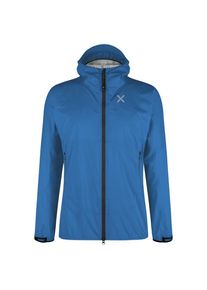 Regenjacke Montura Upland 3L Hooded Jacket Herren (Gr S |blau |wasserdicht)