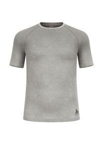 Kurzarm Unterhemde Odlo Performance Light Rain Dye BL Top Crew Neck S/S Herren (Gr L |grau)