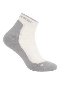Wandersocken Icebreaker Merino Hike+ Light Mini Damen (Gr M |grau/weiß)