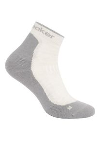 Wandersocken Icebreaker Merino Hike+ Light Mini Damen (Gr M |grau/weiß)