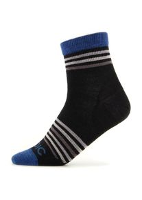 Stoic Merino Everyday Quarter Socks Striped Multifunktionssocken Kinder (Gr 35-38 |schwarz)