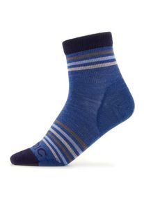 Multifunktionssocken Stoic Merino Everyday Quarter Socks Striped Kinder (Gr 31-34 |blau)