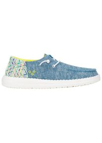 HeyDude Wendy Funk Surf Baja Sneaker Damen (Gr 37 |wei&szlig;/t&uuml;rkis)