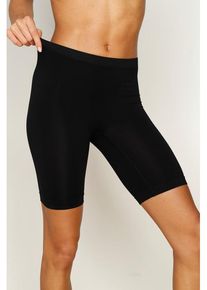 Lascana Panty 'extralong und seamless' schwarz Gr. 32/34 für Damen. Körpernah