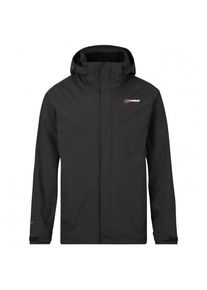 Berghaus Hillwalker Interactive Shell Jacket Regenjacke Herren (Gr XL |schwarz |wasserdicht)