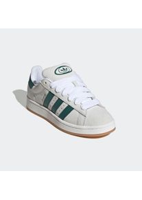 Sneaker "CAMPUS 00S", adidas originals, Gr. 40,5crystal weiß, core weiß, collegiate grün, Leder, Synthetik, sportlich, Schuhe
