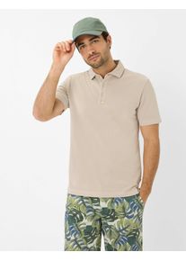 Brax Herren Polo Style PHILO beach, Beige, Gr. S