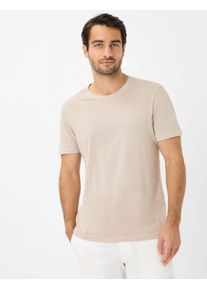 Brax Herren Shirt Style TED beach, Beige, Gr. L