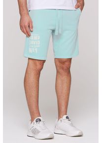 CAMP DAVID Herren Sporthosesea mint, casual, Gr. XXXL, bedruckt, Material: 100% Baumwolle, Hosen, mit Gesäßtasche
