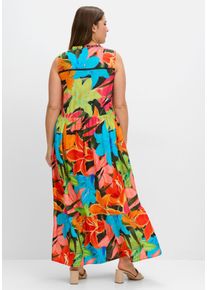 Große Größen Ärmelloses Maxikleid mit Blumenprint Gr. 54 bunt geblümt von sheego für Damen
