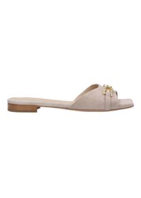 Thea Mika Sandaletten mit Absatz - Pantoletten - Gr. 39 (EU) - in Beige - f&uuml;r Damen