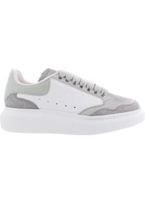 Alexander McQueen Low-Top Sneaker - Dames Oversized Sneaker Wit/Grijs - Gr. 37,5 (EU) - in Weiß - für Damen