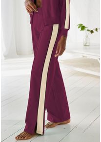 s.Oliver Sweathose, Loumngehose mit Kontraststreifen und Pipings, Loungewear