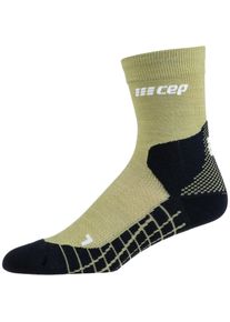 CEP Light Hiking Socken Herren - oliv - Gr. 42-45 - Polyamid/Merinowolle/Elastan