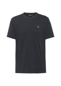 Napapijri Salis T-Shirt Herren - schwarz - Gr. S - Baumwolle