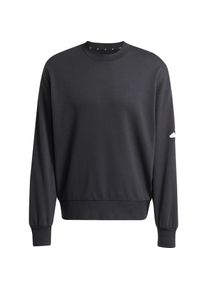 Adidas Sweatshirt Herren - schwarz - Gr. S - Baumwolle/Polyester/Viskose