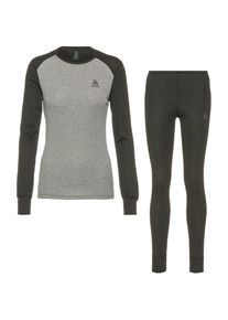 Odlo Active Warm Eco Wäscheset Damen - grau - Gr. XS - Polyester