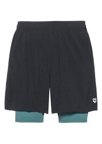 arena Laufshorts Herren - schwarz - Gr. L - Polyester/Elastan
