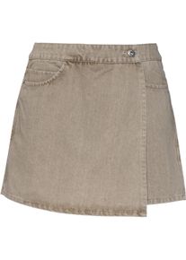 Ragwear Gaulie Denim Hosenrock Damen - beige - Gr. 30 - Baumwolle/Polyester/Polyimid