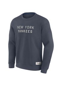Fanatics New York Yankees Sweatshirt Herren - blau - Gr. S - Baumwolle/Polyester