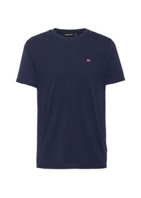 Napapijri Salis T-Shirt Herren - blau - Gr. L - Baumwolle