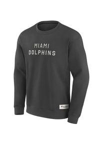 Fanatics Miami Dolphins Sweatshirt Herren - grau - Gr. XL - Baumwolle/Polyester