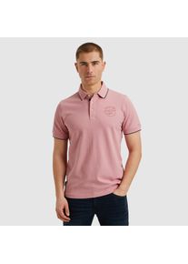 PME-Legend PME LEGEND Herren Poloshirt "Short sleeve polo stretch pique package"moonlight mauve, casual, Gr. 4XL, unifarben, Jersey, Obermaterial: 96%