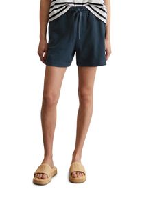 Marc O'Polo MARC O'POLO Damen Shorts "aus Organic Cotton"muted blau, casual, Gr. M, unifarben, Obermaterial: 100% Baumwolle, Hosen
