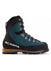 Scarpa Mont Blanc GTX Bergschuhe Herren (Gr 45,5 |blau/schwarz |wasserdicht)