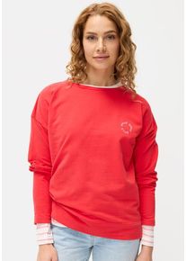 Lascana Sweatshirt mehrfarbig Gr. 32/34 für Damen. Rundhals und Stickereien. Figurumspielend. Nachhaltig.