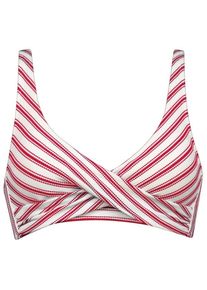 watercult Seaside Splash Cross-Over Bikini Top Bikini-Top Damen (Gr 40 - Cup: C |rosa)