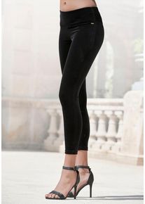 Lascana Leggings schwarz Gr. 32/34 für Damen