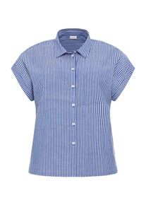 Lascana Hemdbluse mehrfarbig Gr. 32/34 für Damen. Mit V-Ausschnitt. Figurumspielend