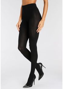 Lascana Strumpfhose schwarz Gr. 44/46 für Damen. Elastisch