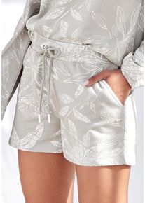 Lascana Relaxshorts mehrfarbig Gr. 32/34 für Damen. Mit Allover-Druck. Bequem. Nachhaltig.