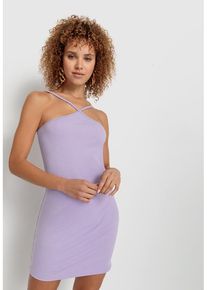 LSCN BY LASCANA Minikleid violett Gr. 38 für Damen. Mit ohne Ausschnitt. Figurbetont. Nachhaltig.