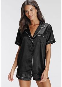 Bruno Banani Shorty schwarz Gr. 32 für Damen. Mit tiefer V-Ausschnitt. Bequem