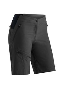 Maier Sports Inara Short Vario Shorts Damen (Gr 46 - Regular |schwarz/grau)
