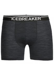 Icebreaker Anatomica Boxers Merinounterwäsche Men (Größe L |schwarz)