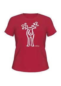 T-Shirt Elkline Rudolfine Damen (Gr 38 |rosa)