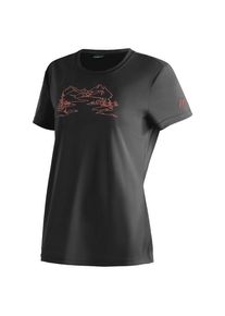 Maier Sports Wilma Print Funktionsshirt Damen (Gr 34 |schwarz)