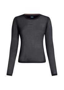 Icebreaker Merino75 CoolLiteFeatherlight L/S Crewe Longsleeve Damen (Gr M |grau)