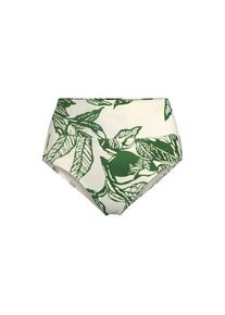 LANDS' END Bikinihose zum Umschlagen, High Waist, f&uuml;r Damen in Plus-Gr&ouml;&szlig;e, Damen, size: plus, Wei&szlig;, Elasthan/Nylon-Mischung, by Lands' End