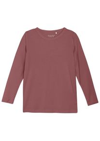 Langarm Unterhemde Minymo Blouse L/S Kinder (Gr 92 |braun)