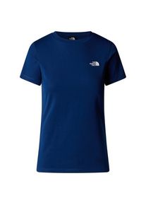 The North Face S/S Simple Dome Tee T-Shirt Damen (Gr M |blau)