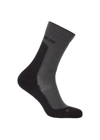 Icebreaker Merino Hike+ Medium Crew Wandersocken Women (Gr L |grau/schwarz)