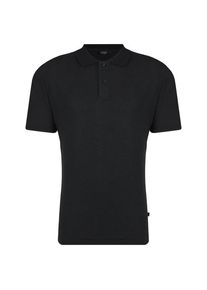 Stoic WoolHemp VarbergSt Pique Polo Polo-Shirt Herren (Gr XXL |schwarz)