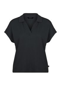 Stoic WoolHemp VarbergSt Pique Polo Polo-Shirt Damen (Gr S |schwarz)