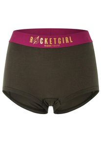 super.natural Rocket175 Boyfriend Hipster Merinounterwäsche Damen (Gr M |oliv)